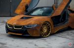 BMW i8 Austin Mahone Rusted by MetroWrapz on Vossen Wheels (VPS-305T) 2016 года